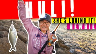 SHE'S LOVIN' IT! | Ras al khaimah fishing spots | Uae fishing