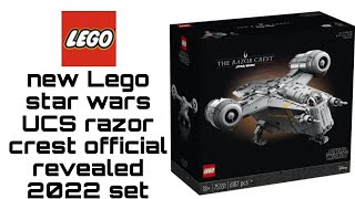 new Lego star wars UCS razor crest official revealed 2022 set