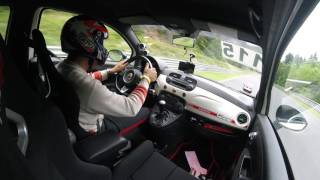 04.07.2016 Abarth 500-Nordschleife Lap 3-4 9:45 BTG WET turbo 0.8bar