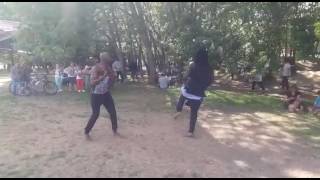 Oumar Ouattara - Sabar Dance à Paris la Villette avec Sindou Cissé