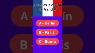 ¿Cual esla Capital de Francia? #shorts #preguntas #yt #ytshort #francia  #shortsvideo