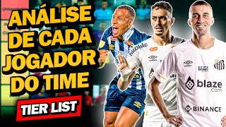 Análise de CADA JOGADOR do Elenco do Santos 2024 - TIER LIST