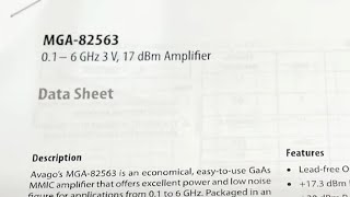 #1929 MGA-82563 6GHz MMIC (part 1 of 3)