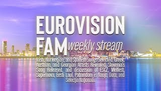 Artists, Songs, Results, and Super Saturday Preview!  | Weekly Stream 42 | Eurovision Fam