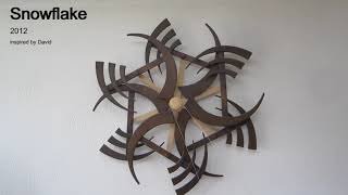 Snowflake - Kinetic sculpture by Peter verhaart