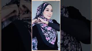 Tutorial Hijab Segiempat Motif