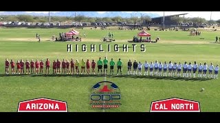 2017 ODP Region IV Championships - Jan 6 - Arizona vs Cal North Highlights