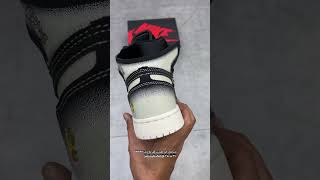 shoes sniker کتونی نایک ایر جردن ساقدار  AJ1  گلدوزی  طرح گل (۳۷ الی ۴۵