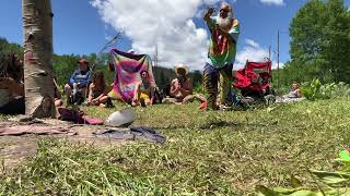 Rainbow Gathering 2022 🌈 Maji Glowing Feather - 1972 Stories #rainbowgathering #rainbowfamily