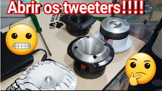 Abrir os tweeters só pra ver as diferenças!! Muda alguma coisa?? 🤔