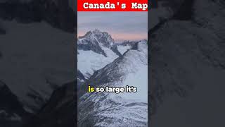 10 Mind-Blowing Facts About Canada's Map /#shorts , #facts