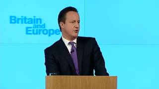 David Cameron  I'm in favour of referendum on Europe