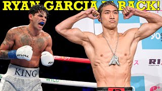 RYAN GARCIA IS BACK! December 30th against RUKIYA ANPO