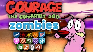 COURAGE VS. COD ZOMBIES?!?! (BLACK OPS 3 CUSTOM MAP)