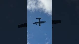 C-130 Hercules  navy flys over at 1000 ft #navy #aviation ￼