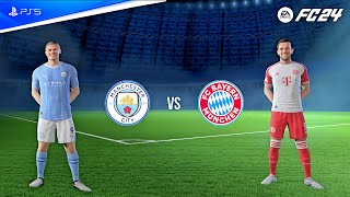 FC 24 - Man City vs FC Bayern Munchen | Club Friendly Match Gameplay PS5™