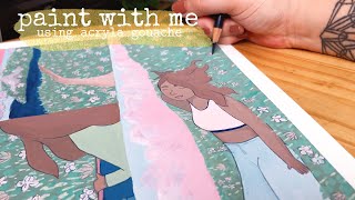 Paint with Me: using acryla gouache