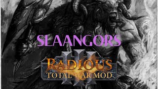 Total War Warhammer 3 (Radious Mod, Slaangors unit's performance)