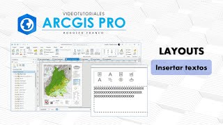 ArcGIS Pro - Layouts - Insertar textos