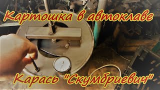 Тушенка  из картошки в автоклаве Карась фаршированный скумбрией