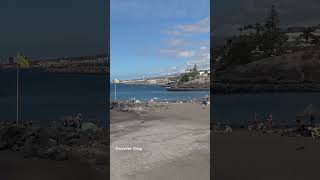 PLAYA DE LAS AMERICAS, TENERIFE, BEACH TROYA #shorts