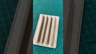 Pen Case Making Process(1)-leather pen tray#handmade #leathercraft #foryou #diy