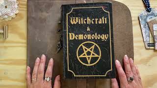 Witchcraft and Demonology Junk Journal Walkthrough/Flip Through