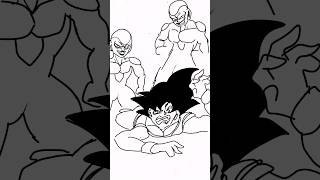 Las Pesadillas de Goku y Vegeta: Freezer, Broly 😱💥#animation #funny #dbz #shorts #art #flipaclip #fy