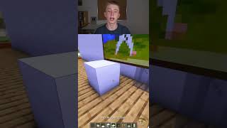 Minecraft Simple TV 😱 #shorts