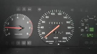 Volvo 480 Turbo cold start