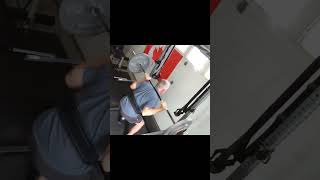 97.5kg/215lbs pin squats x4 @58 years old #powerlifting #motivation #sports #weightlifter