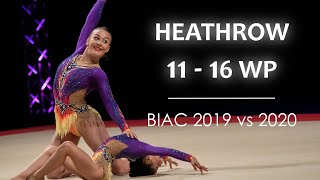 ACRO GYMNASTICS - Heathrow WP - BIAC 2019 vs 2020