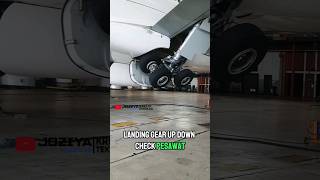 Landing Gear UP DOWN Check Pesawat #pesawat #pesawatterbang #pesawattempur