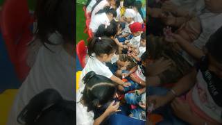 Day 4 Summer camp #Nail paint application competition for boys #ytshorts