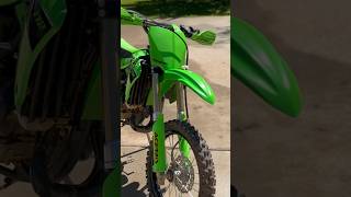 Kawasaki KX112 Exhaust Sound #kawasaki #2stroke #dirtbike #loud #kx112