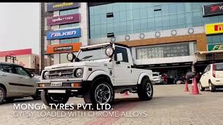 MARUTI GYPSY upgraded with 15” Plati Alloywheels at @MONGA_TYRES 💥💥💥💥💥👌👌