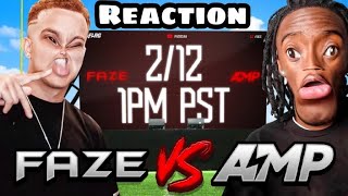 reacting to AMP vs Faze football game