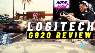 LOGITECH G920 NFS HEAT FIRST TIME DRIVING REVIEW! *RACING & DRIFTING*