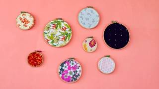 How to make embroidery hoop wall art |embroidery hoop DIY| Feremina D’silva|Dhoklapao