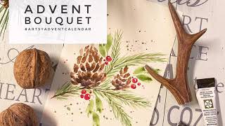 Artsy Advent Calendar 2019 - Advent Bouquet