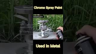 450ml Chrome Spray Paint used in Metal #spraypaint #metal