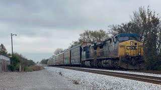 CSX AC44CW 443 Leads Intermodal I141-06 on 11/7/24