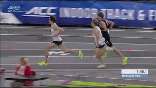 ACC INDOOR TF : MILE FINAL