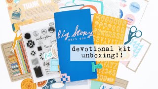 Big Story Part 1 Unboxing | Illustrated Faith Devotional Kit