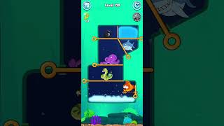 Fish Rescue - Pull Pin Puzzle - Level 135 and 136 #shorts