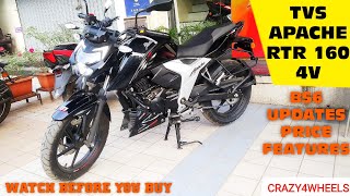 TVS APACHE RTR 160 4V BS6 | PRICE | FEATURES | UPDATES