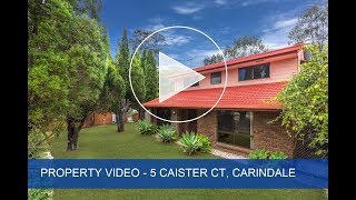 For Sale 5 Caister Court, Carindale Queensland. Property Video.