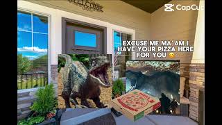 “UH OH UR NOT GETTING UR PIZZA-“#JurassicWorldDominion