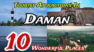 Top 10 Tourist Attractions In Daman | India 🇮🇳 🤩