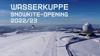 Snowkite Wasserkuppe - Saison Opening 2022/23